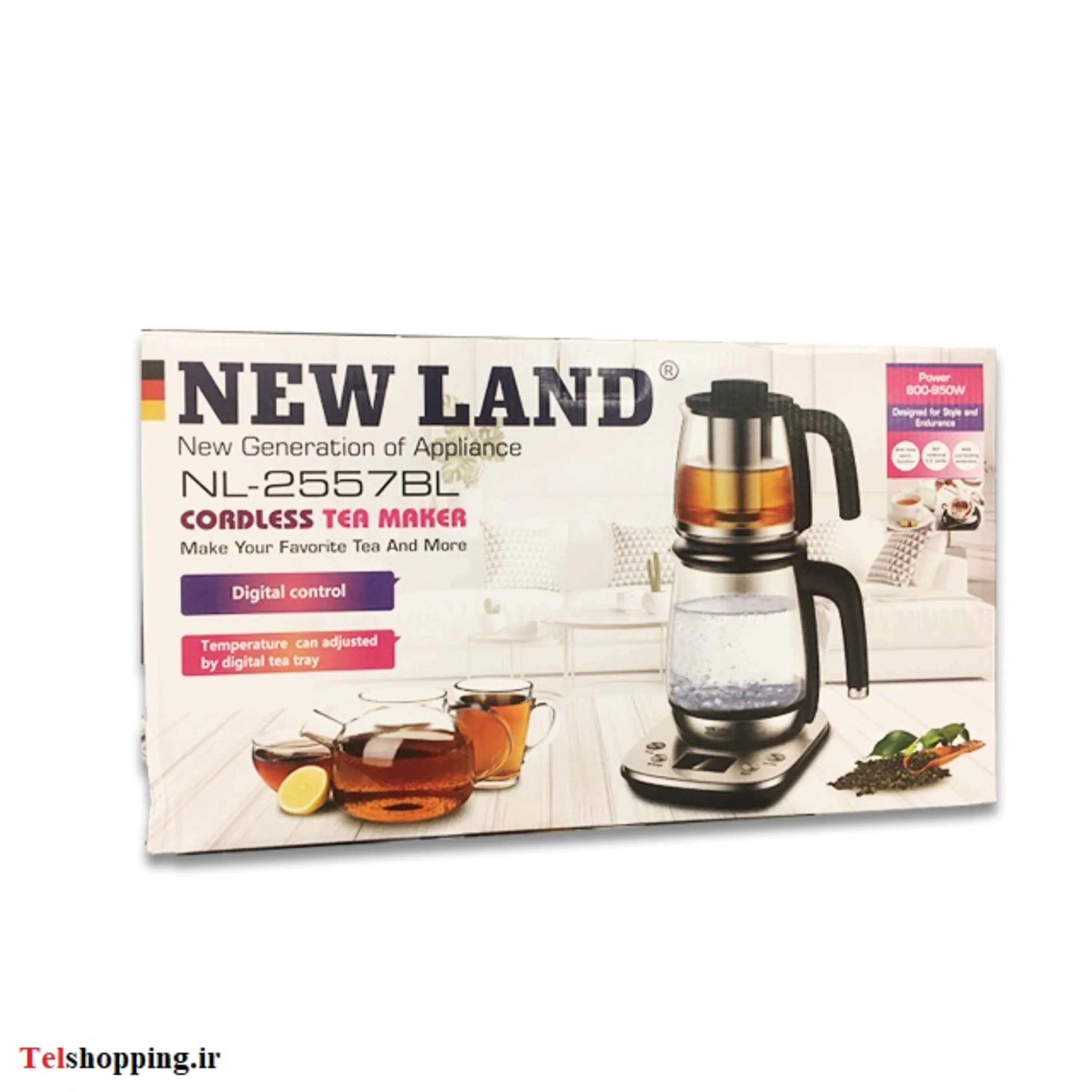 چای ساز نیولند مدل NL-2557BL